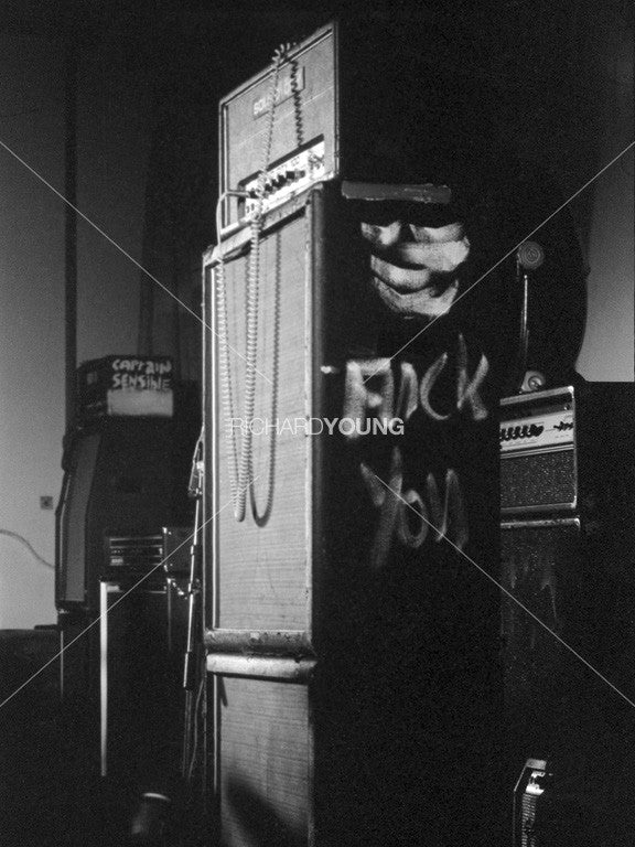 Captain Sensible Amplifiers, Anarchy in the UK Tour, London, 1976