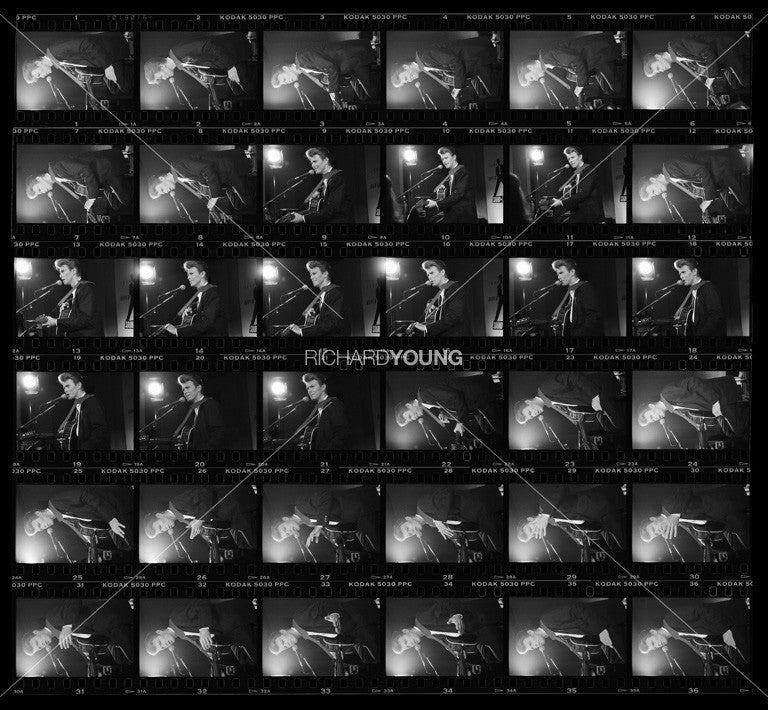 David Bowie, Rainbow Theatre, London, 1989 (Contact Sheet)