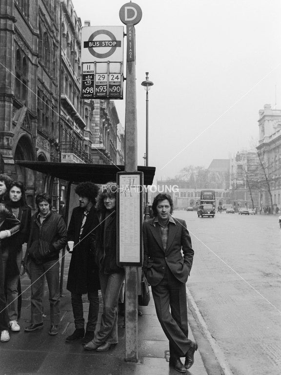 Eric Clapton, Robert Plant and Phil Lynott, London, 1980