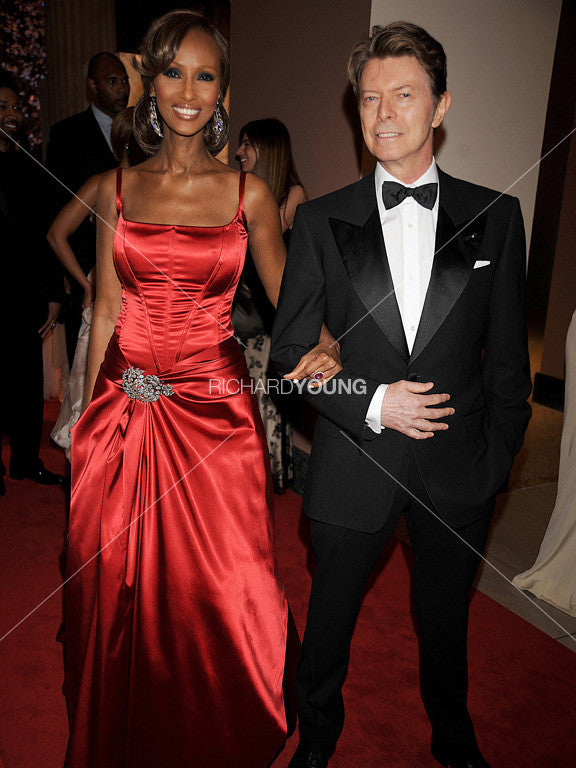 Iman & David Bowie, Costume Institute Gala, The Metropolitan Museum of Art, New York, 2008
