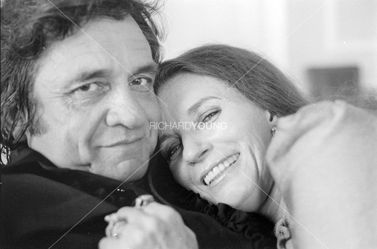 Johnny Cash and June Carter, The Grosvenor Hotel, London, 1980