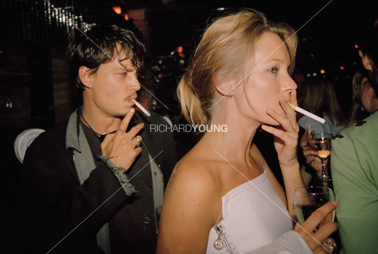 Johnny Depp & Kate Moss, Ritz Hotel, Paris, 1995