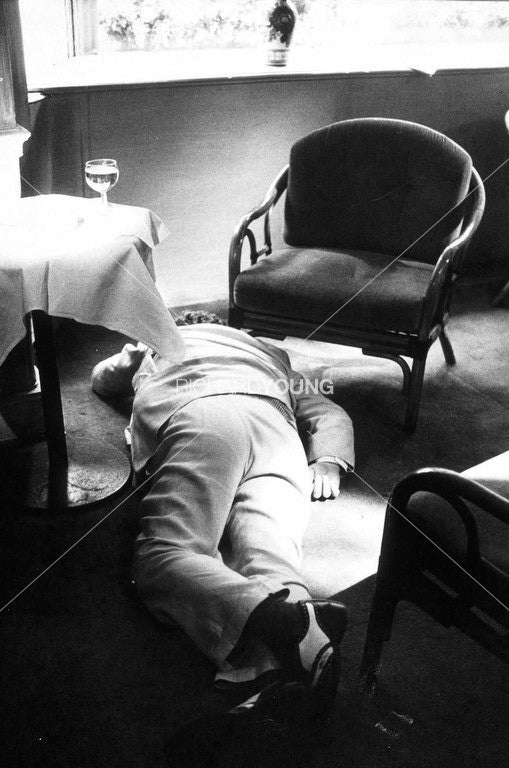 Peter Langan, Langan's Brasserie, London, 1980