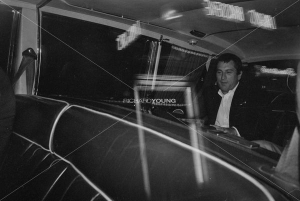 Robert De Niro at Langan’s Brasserie, London, 1983