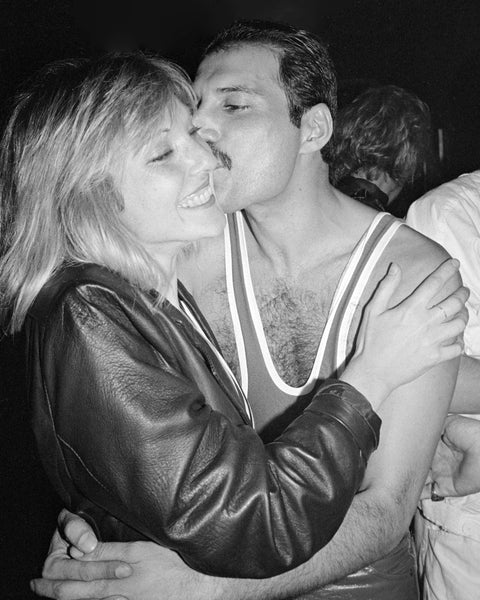 Mary Austin and Freddie Mercury, Freddie Mercury's 38th Birthday Party, Xenon, London, 1984