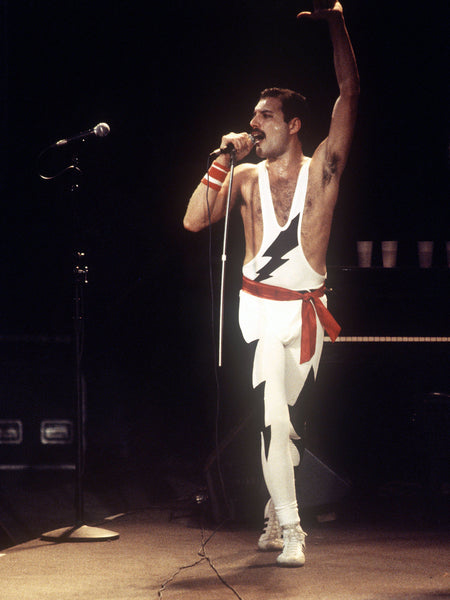 Freddie Mercury, Queen in Concert, Rock In Rio Festival, Rio de Janeiro, 1985