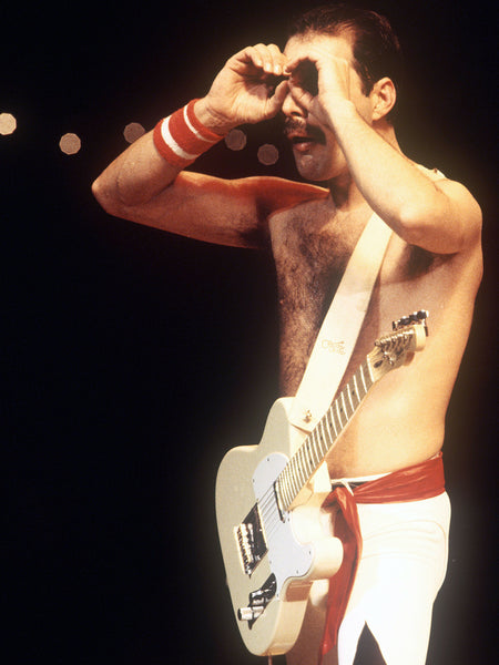 Freddie Mercury, Queen in Concert, Rock In Rio Festival, Rio de Janeiro, 1985