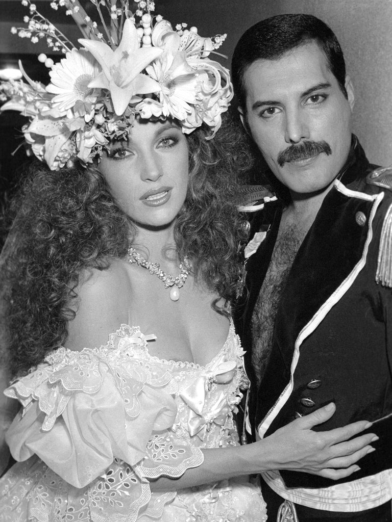 Jane Seymour and Freddie Mercury, Royal Albert Hall, London, 1985