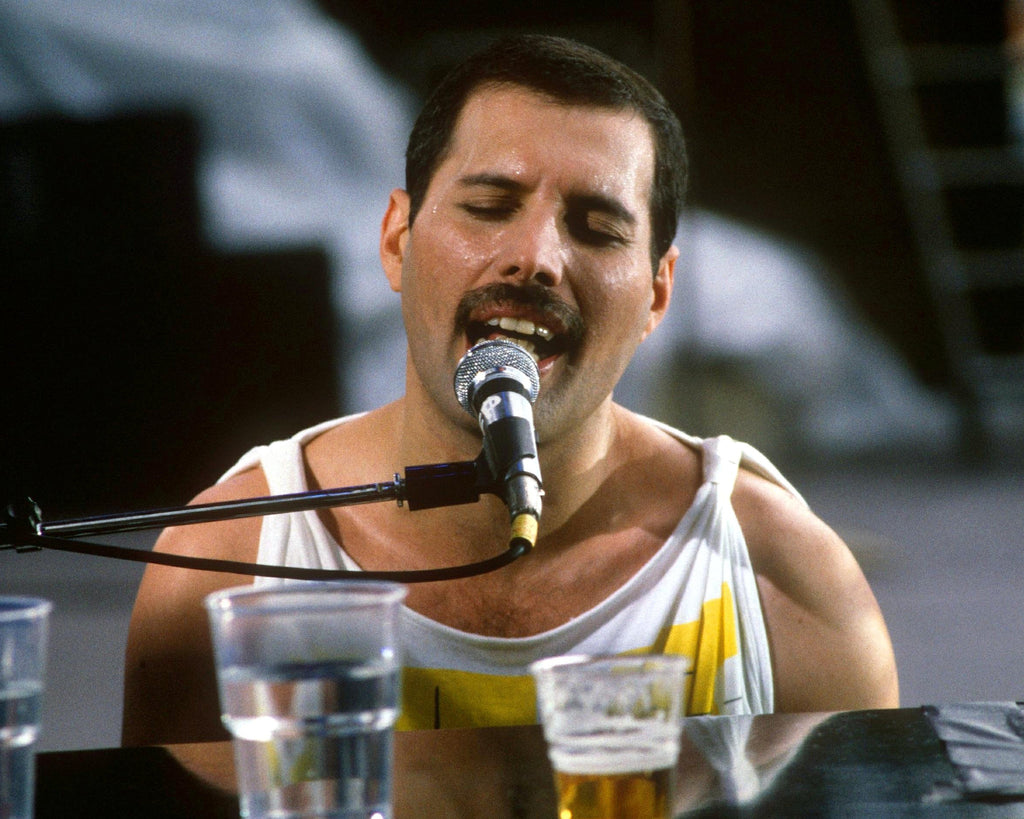 Freddie Mercury, Queen in Concert, Magic Tour, Slane Castle, County Meath, 1986