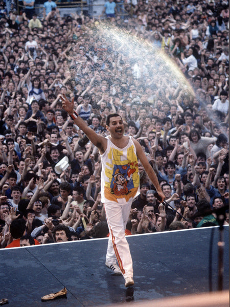 Freddie Mercury, Queen in Concert, Magic Tour, Slane Castle, County Meath, 1986