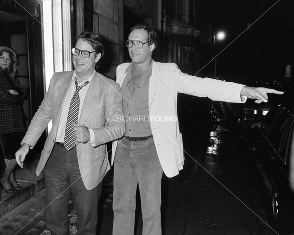Dan Aykroyd & Chevy Chase, Langan‰۪s Brasserie, London, 1985