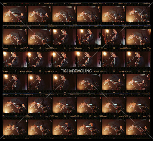 David Bowie, Rainbow Theatre, London, 1989 (Contact Sheet)