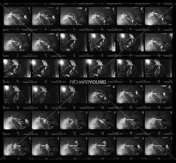 David Bowie, Rainbow Theatre, London, 1989 (Contact Sheet)