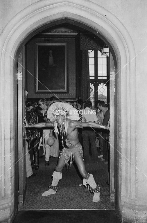 Felipe Rose of the Village People, The House of Commons, London 1980