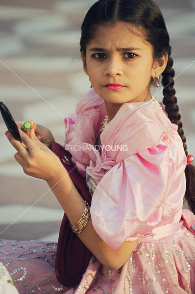 Girl with Lipstick, Taj Mahal, 1996