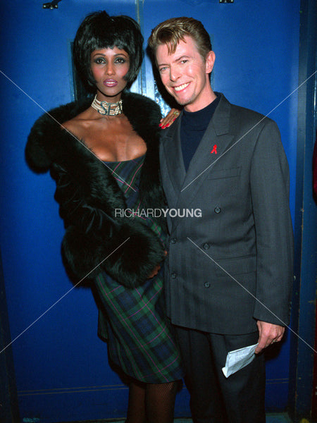 Iman & David Bowie, AIDS Benefit Concert, London, 1993