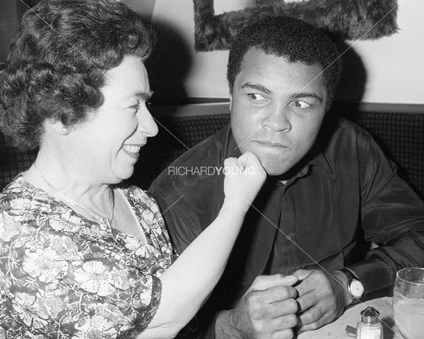 Jeanette Charles and Muhammad Ali, London, 1980