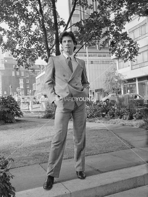 John Travolta, London, 1982