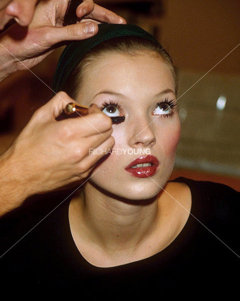 Kate Moss Backstage, London, 1993