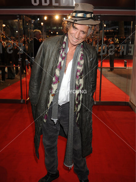 Keith Richards, Odeon Cinema Leicester Square, London, 2008