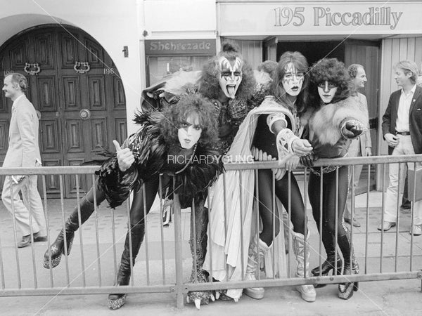 Kiss, Piccadilly, London, 1980