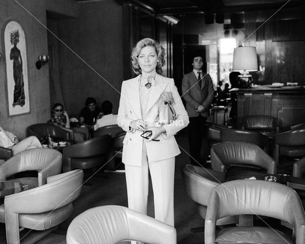 Lauren Bacall, Majestic Hotel, Cannes, 1979
