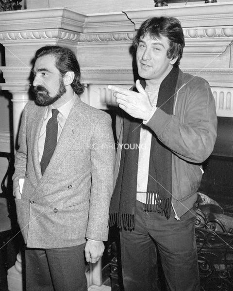 Martin Scorsese and Robert DeNiro, Evening Standard Film Awards, London, 1981