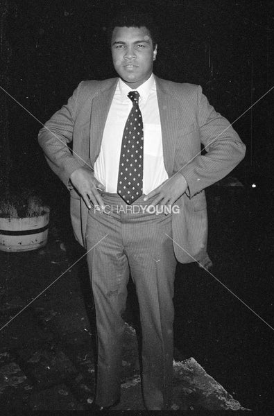 Muhammad Ali, The Gardens, London, 1981