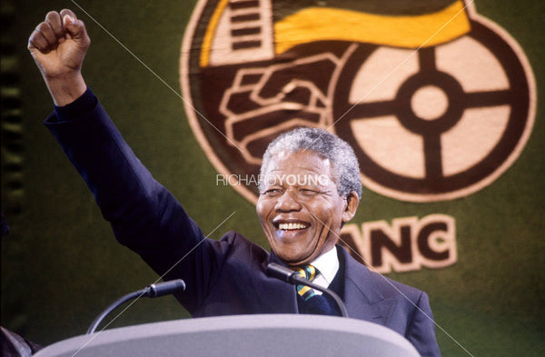 Nelson Mandela Concert at the Wembley Stadium, London, 1990