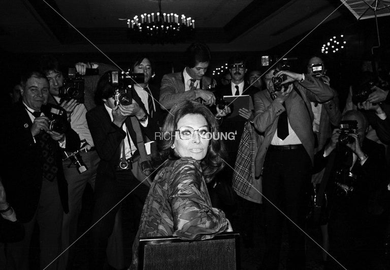 Sophia Loren, London, 1982