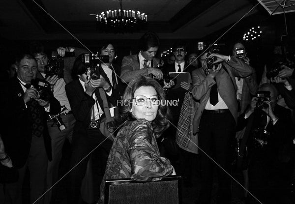 Sophia Loren, London, 1982