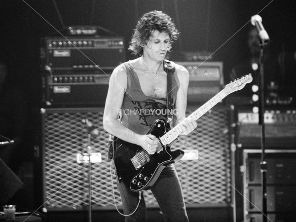 The Rolling Stones, Keith Richards, Aberdeen, Scotland, 1982